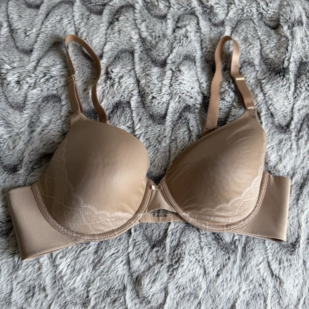 Vanity Fair 38B Beauty Back Full Figure Underwire Bra 76382 Nude Lace
